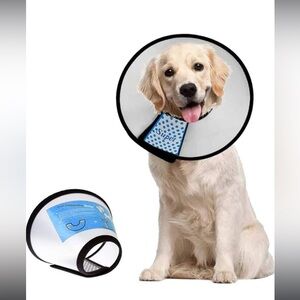 New ‘Supet’ Adjustable Clear Recovery Collar For Dog Size 2XL 19-22”